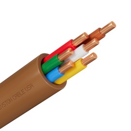 Syston 18/6 Thermostat Doorbell HAVC Heating Control Cable Wire, 100% Solid Copper Conductors CL3R/FT4/CMR Riser-Rated UL/ETL Listed, UV Resistant RoHS for Indoor/Outdoor Low Voltage Applications Use