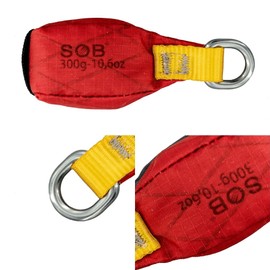 SOB Throwing Bag Throwing Bag Sling Bag Climbing Throw Bag for Tree Work Mountaineering (Red, 300 g)