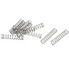 sourcingmap Compression Spring,304 Stainless Steel,4mm OD,0.4mm Wire Size,20mm Free Length,Silver
