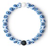 Lokai Silicone Beaded Bracelet for Women & Men, Evil Eye