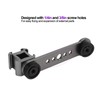 Triple Cold Shoe Extension Bracket Aluminium Alloy Microphone Stand Mount