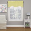 Eclipse Kendall Blackout Wave Curtain Valance, 18", Lemon