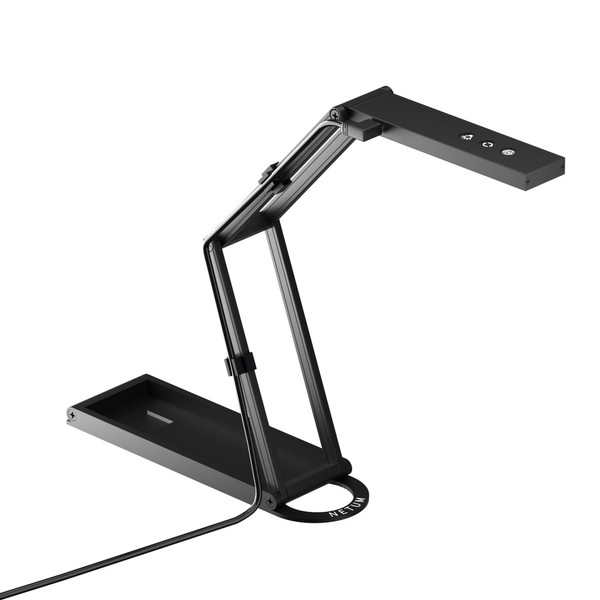 NETUM Document Camera & Webcam 4K with Microphone USB Visualizer 3-Stage Touch LED Auto Focus Image Invert Foldable for Windows Mac Android - Remote Learning & Live Demo (SD-1300)