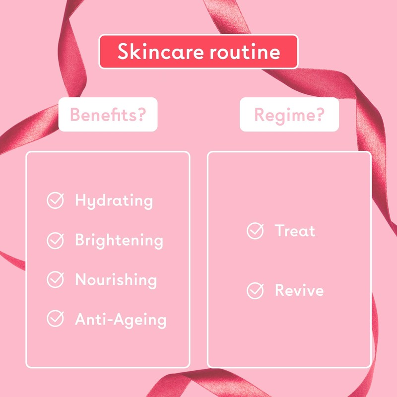 Q+A Merry + Bright Gift Set, Vitamin C Skincare Duo,
