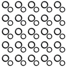 50 Pcs Pressure Washer O-Rings O-Ring Assortment Kit Orings Hose Washers Rubber O Rings for Pressure Washer High Temperature Washer O Ring Replacement