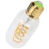 LED Bulb Double Spiral Antique Flexible Filament Retro Decoration E27