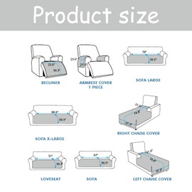 2025 Luxury Soft Sofa Cover, Cat Scratch Furniture Protector Sofa Slipcover Anti-Slip Sectional Couch Sofa Seat Cushion Armrest Backrest Cover for Dogs Cats Kids (Khaki, 70x70cm)