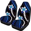 JOAIFO Hawaiian Hibiscus Car Seat Cover Set Front and Rear