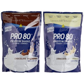 inkospor Inkospor Active Proteinshake Pro 80 Beutel 2er Mix Pack (2 x 500 g) Schoko/Stracciatella, 1er Pack (1 x 1 kg)