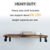 OVOV Closet Rod Bracket Heavy Duty 10 Inch Closet Shelf