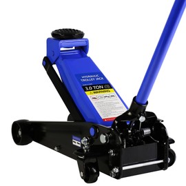Dithoko Floor Jack, 3 Ton (6000 lbs) Capacity Low Profile Hydraulic Trolley Service with Single Piston Pump, Steel Floor Jack Lifting Range 5.1"-20" for for Sport Utility Vehicle
