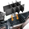 TACOBRO Center Console Organizer Dividers Compatible with 2015-2018 2019 2020