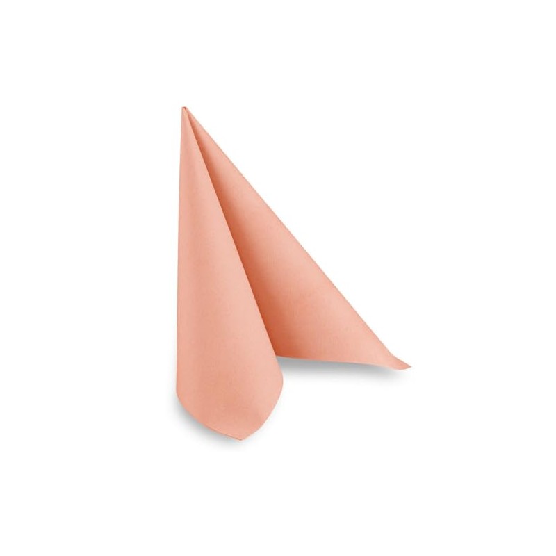 Airlaid Napkins 40 x 40 cm Peach 1/4 Fold Pack