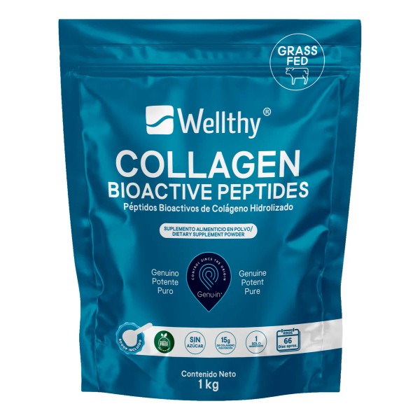 Péptidos Bioactivos De Colágeno Hidrolizado 1kg Wellthy