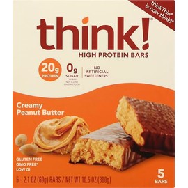 thinkThin Bar Creamy Peanut Butter, 10.5 oz