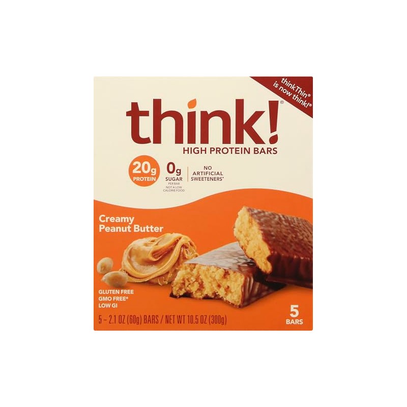 thinkThin Bar Creamy Peanut Butter, 10.5 oz