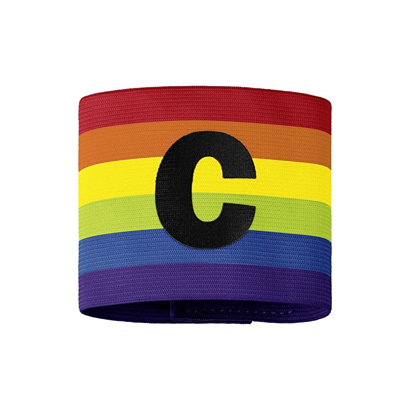 Jako Fascia da Capitano, Unisex, Arcobaleno, L-XL