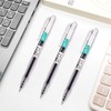 3 Pcs Retractable Black Ink Pens Fine Point Smooth Writing