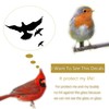 UV Reflective Anti-Collision Window Bird Stickers, Window Static Decals Glass