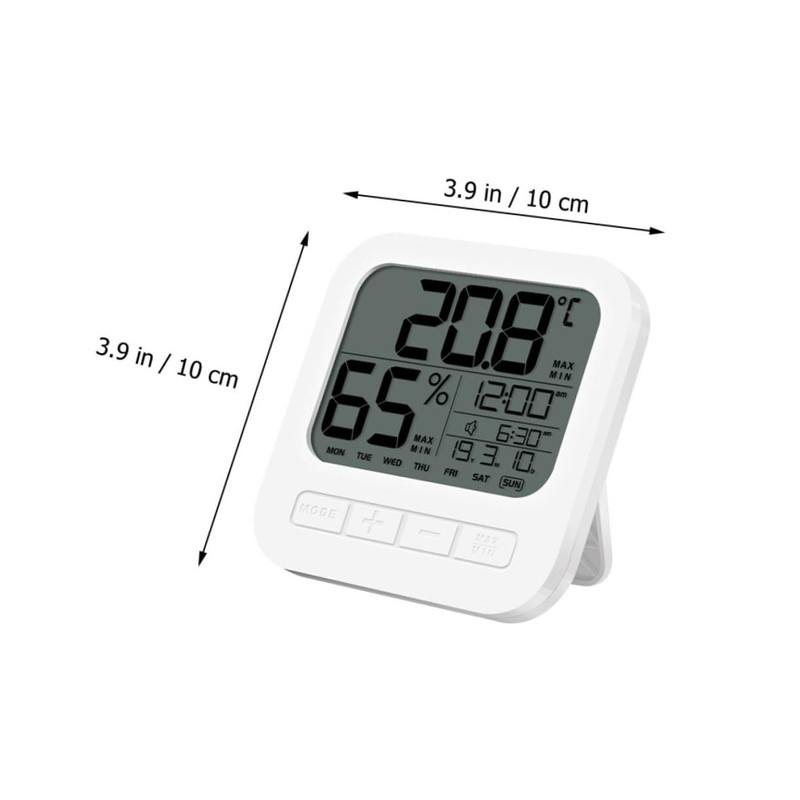SUPVOX Digital Hygrometer Indoor Thermometer Lcd Display High Accuracy Humidity