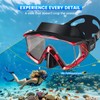 2 Pack Snorkel Mask for Adults - 180° Panoramic View,
