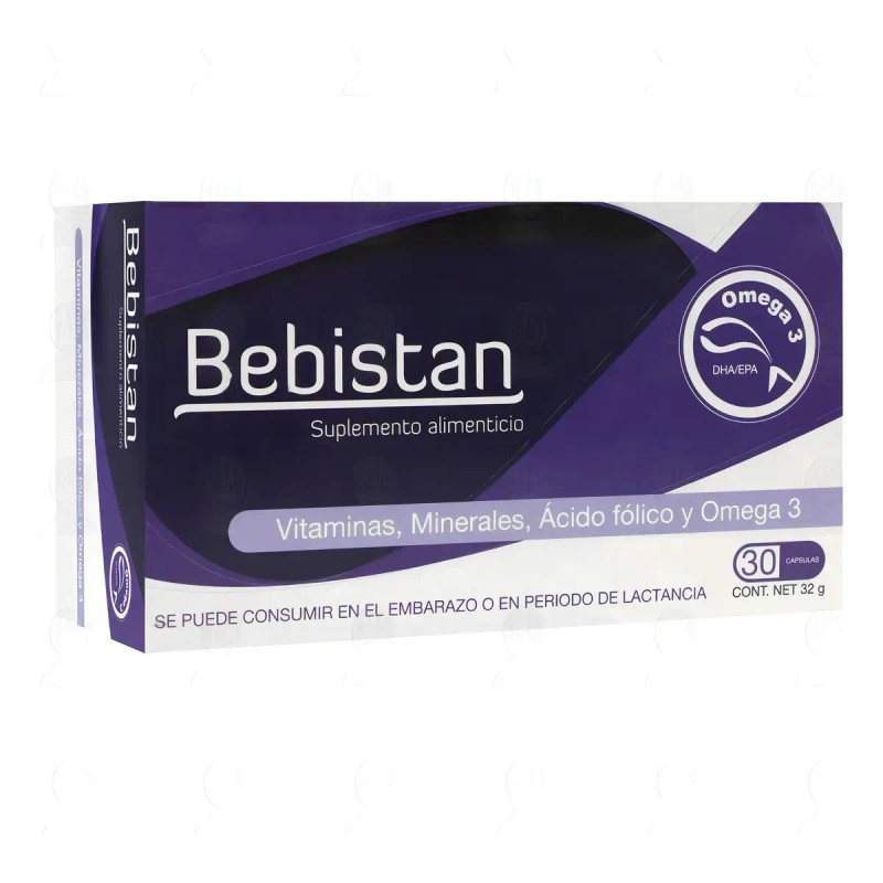 Suplemento Bebistan Sabor Ninguno 32g Cápsulas