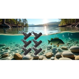 Alomejor T Shape Swivels, and Versatile 3 Way Swivel connectors for Fishing, Fishing Accessories, Cross line connectors for Freshwater Fishing, Saltwater Fishing, and Recreational u