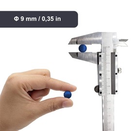 NUWIQ Hard Clay Ball, 500 g, 9 mm Mud Ball, Mud Ball for Slingshot Exercises, Coloured