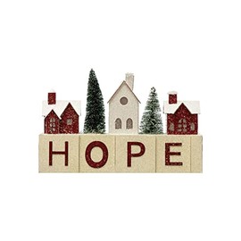 Creative Co-Op 8.5 in Paper Village with LED Lights