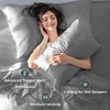 Shilucheng Tencel Sheets 4 Piece, 100% Eucalyptus Lyocell Sheets Set,