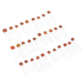 PATIKIL Ceramic Capacitor Assorted Kit, 300pcs 2pf to 0.1nf104 30 Values 50V Assortment in a Storage Bag Repair Replacement for Industrial Electrical