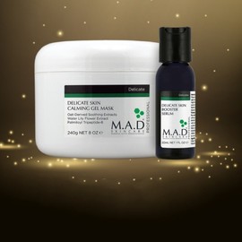 M.A.D Mad Skin Care Delicate Skin Calming Gel Mask 240g + Booster 30ml / 매드스킨케어 델리케이트 스킨 카밍젤 마스크240g+부스터 30ml