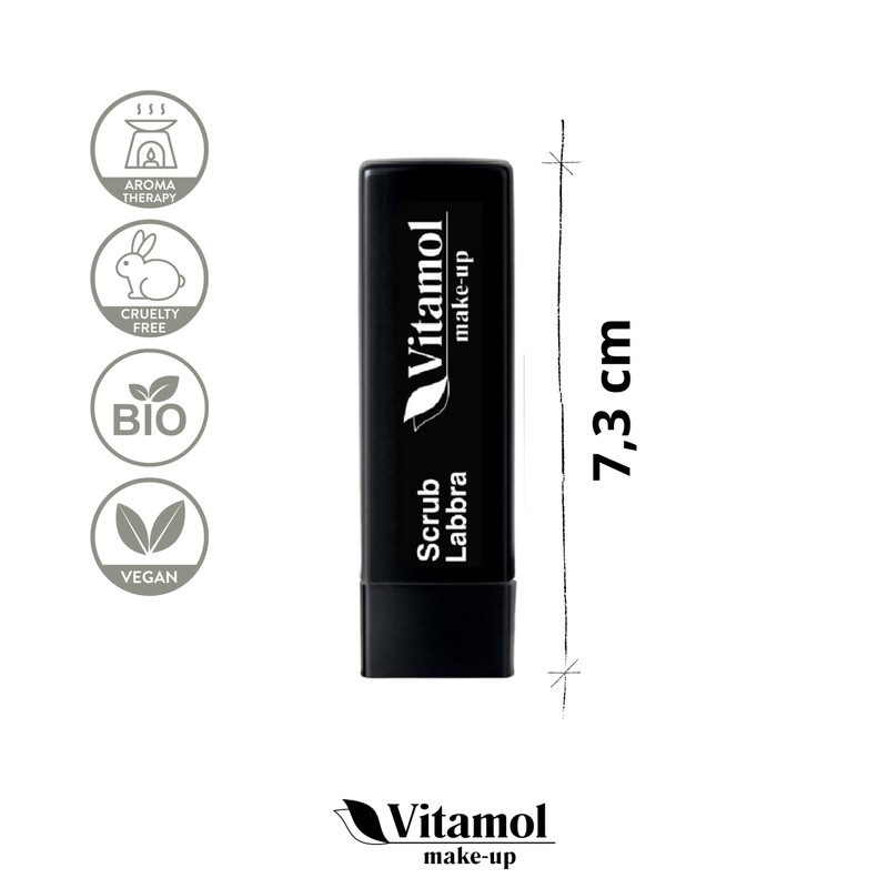 Vitamol Make-up Scrub Naturale Labbra Esfoliante Idratante 4.5 g
