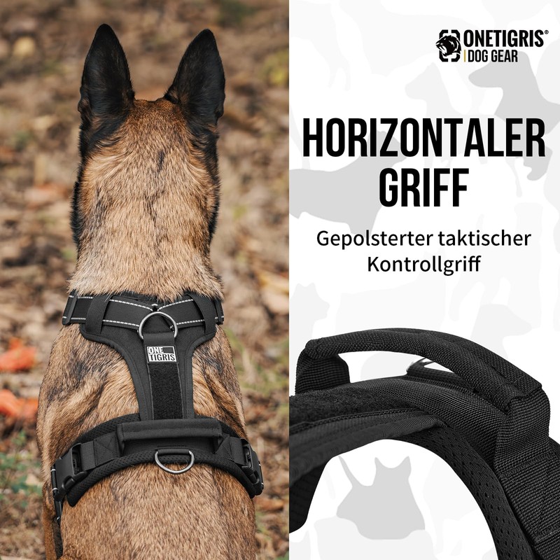 OneTigris Diesel Adjustable Tactical Harness, Soft Padded Chest Harness for