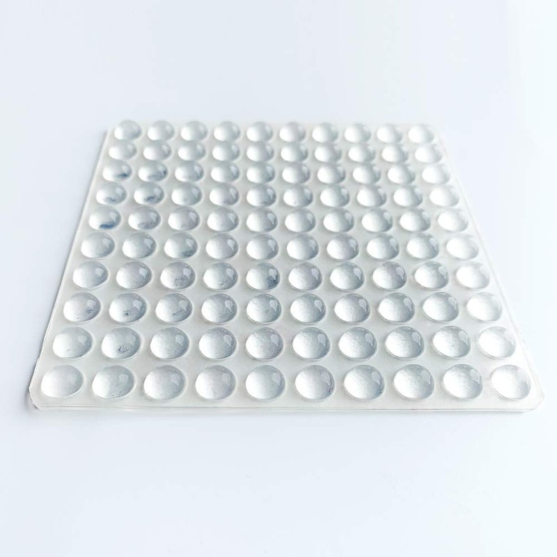 PTAPIPI 100 PCS Self-Adhesive Bumper Pads Hemispherical Shape Noise Dampening