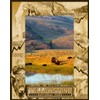 Saddle Mountain Souvenir Yellowstone National Park Laser Engraved Wood Picture