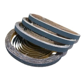 13 x 451mm Zirconia Sanding Belts // Mixed Pack of 40 Belts // 40, 60, 80 & 120 // for Black and Decker Machines