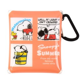 Snoopy0064 Earbud Pouch, Small Storage Case, Mini Wired/Wireless Storage, Air Pods/Pro, Clear Multi Case, SS Size, SPZ-3125