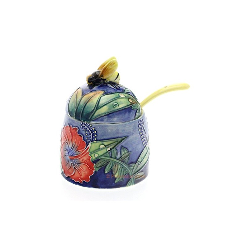 Old Tupton Ware - Hibiscus Design - Honey Pot and