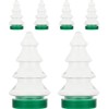 ABOOFAN 6pcs Christmas Candy Jar Christmas Tree Shaped Candy Boxes