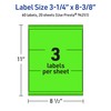 Avery Printable Rectangle Labels with Sure Feed Technology, 3-1/4" x