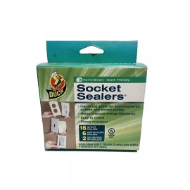 Duck 24ct Duck Brand Socket Sealers Insulating Interior/Exter