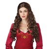 Queen Wig, Wig Adult Brown Braided Long