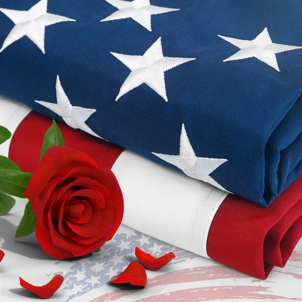 5x8 American Flag Outdoor Heavy Duty,5by 8 American Flag,US Flag,5'