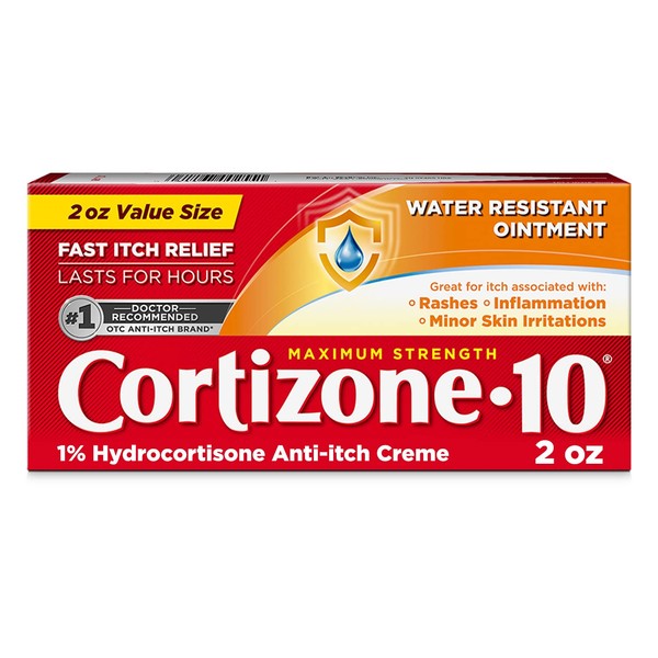 Cortizone 10 Maximum Strength Ointment 2 oz., 1% Hydrocortisone Ointment