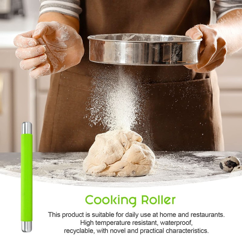 Remeel Rolling Pin Dough Roller for Baking with Thickened Non