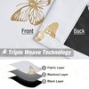 Jubilantex Metallic Butterfly Blackout Curtains 95" Long for Kids Bedroom