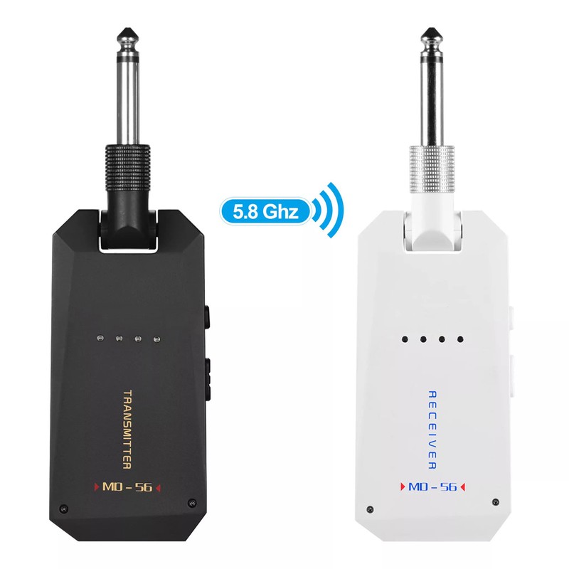 5.8G Wireless Guitar System Rechargeable Audio Transmitter and Receiver ISM