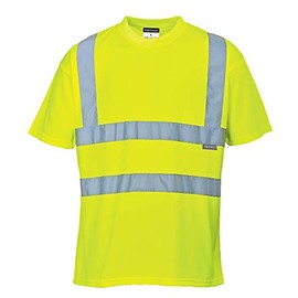 Portwest S478 Lightweight Hi-Vis T-Shirt Yellow Tall, XX-Large
