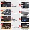 LASOA Acrylic Display Case – Display Box for Collectibles, Figures,